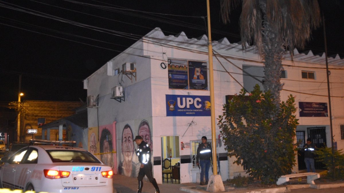La UPC que sufrió un ataque en Anconcito, en Santa Elena