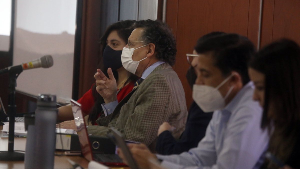 Diligencia. El excontralor Pablo Celi durante una de las audiencias en el juicio por delincuencia organizada.