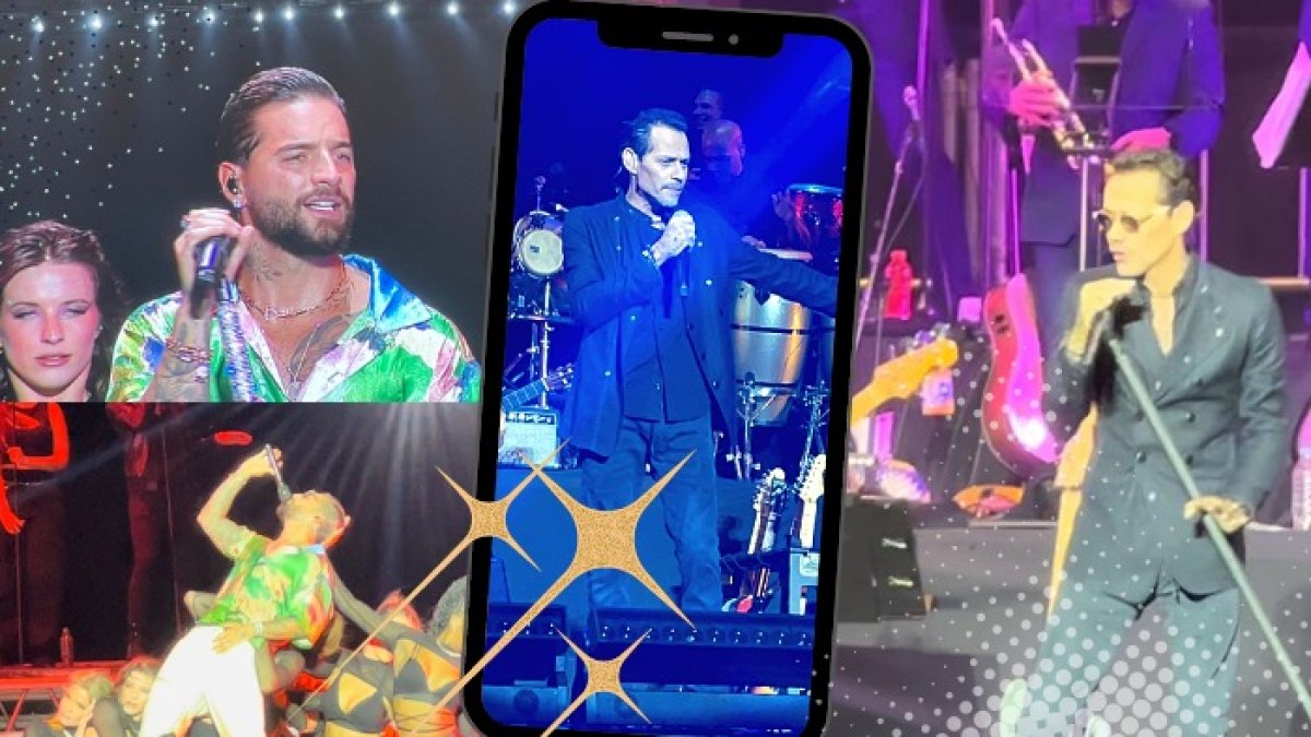 Maluma y Marc Anthony.