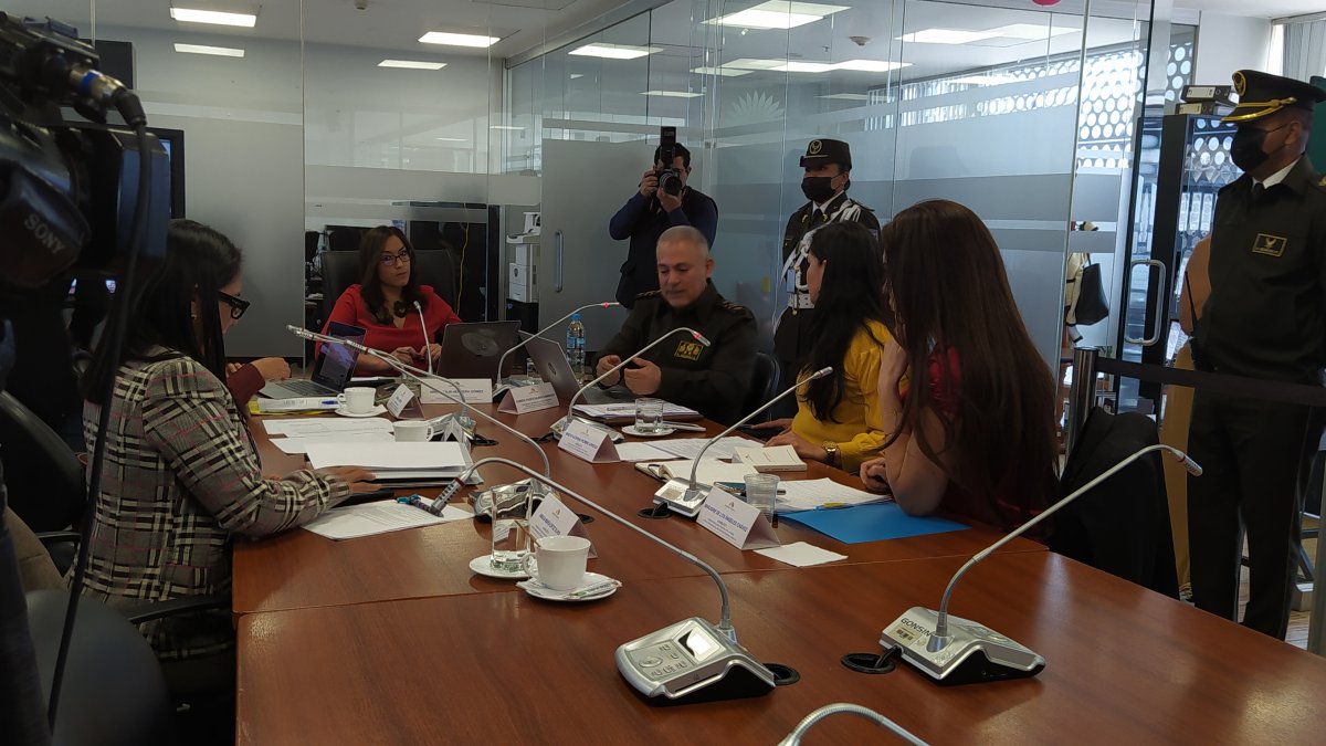 Este 11 de octubre estuvo presente en la Comisión el comandante de la Policía, Fausto Salinas.