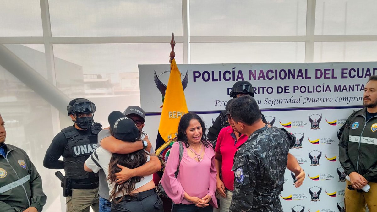 Edwin Noguera, comandante de la Policía Nacional en Manabí, informó que a mujer había sido secuestrada el 21 de septiembre en La Pila.