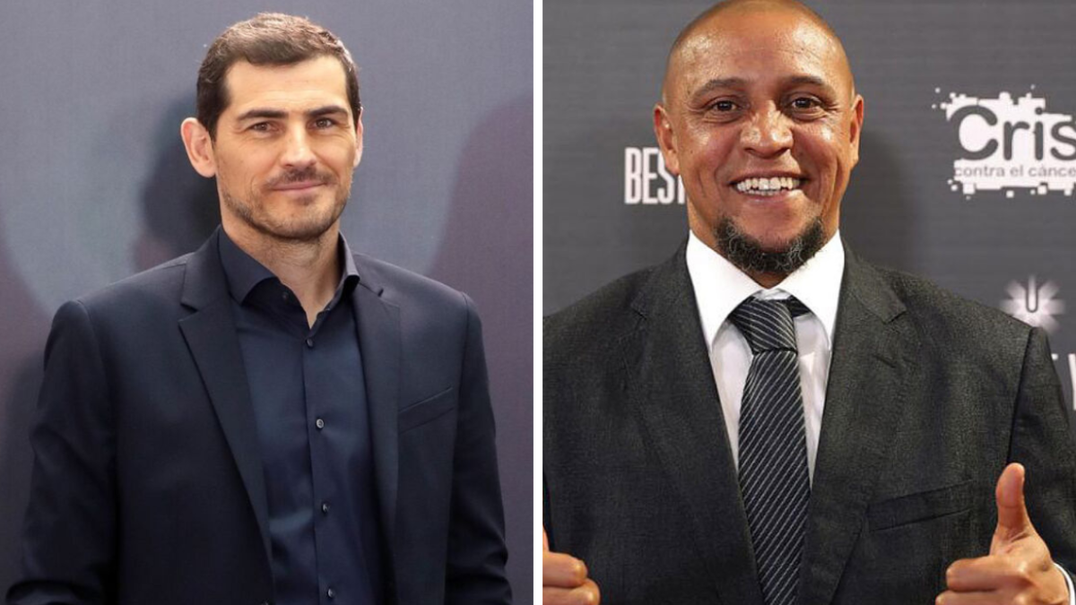 Iker Casillas y Roberto Carlos.