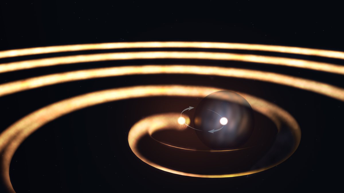 Imágenes del sistema estelar binario WR140, los científicos observar el escurridizo fenómeno de la luz ejerciendo aceleración sobre la materia, según detalla un estudio en Nature Astronomy.