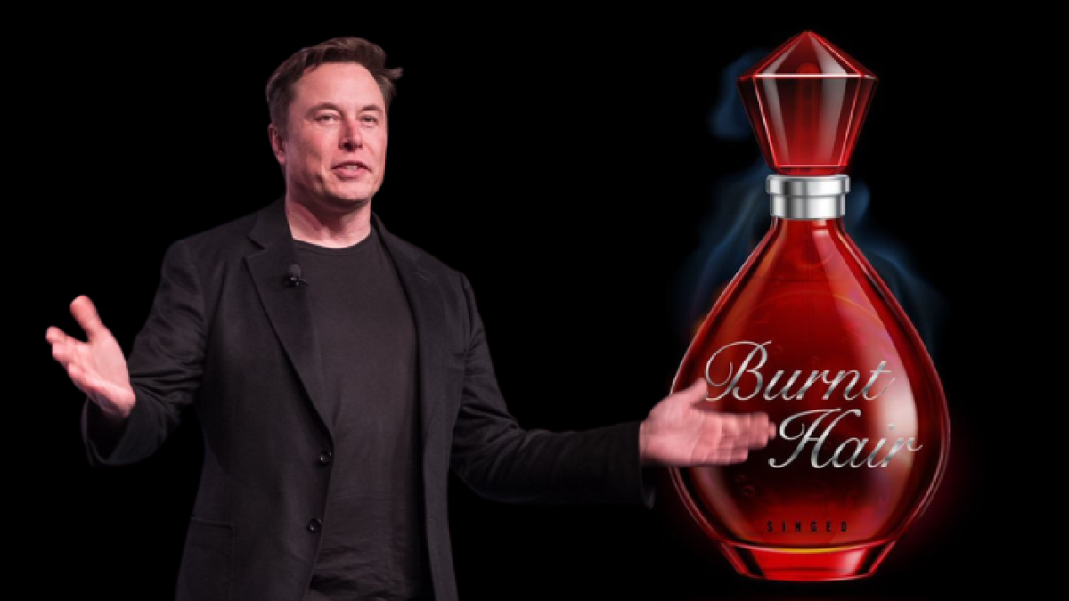 ¡La fragancia más fina de la Tierra! Así la presentó Musk en Twitter.