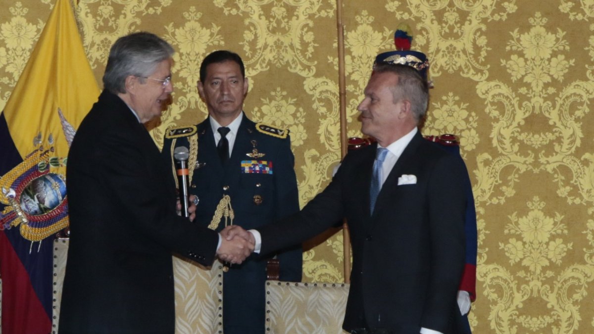 Evento. Andrés Seminario Valenzuela (58) fue posesionado como secretario de Comunicación en Carondelet.