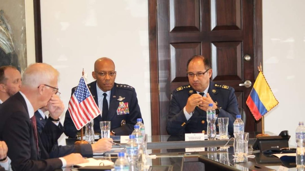 Gabriel García Urbina, Comandante General FAE recibió la visita del Gral. Charles Brown, Comandante General de la Fuerza Aérea de Estados Unidos