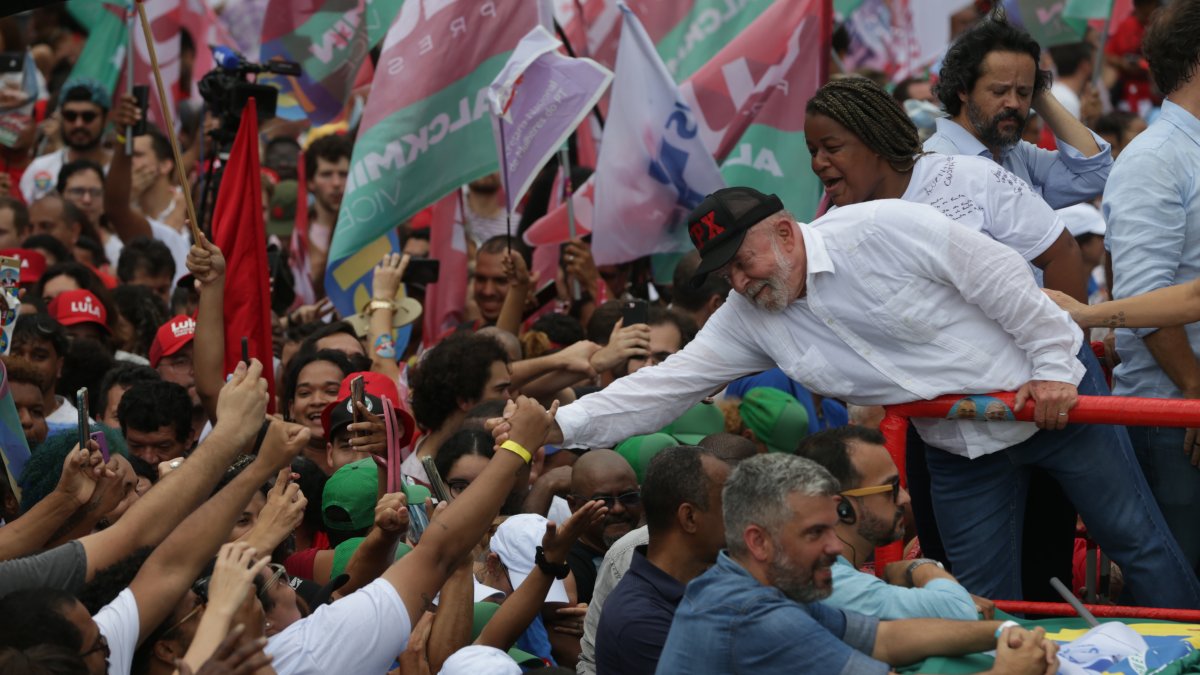 Fotografía de archivo del expresidente y candidato a la Presidencia de Brasil Luiz Inácio Lula da Silva.