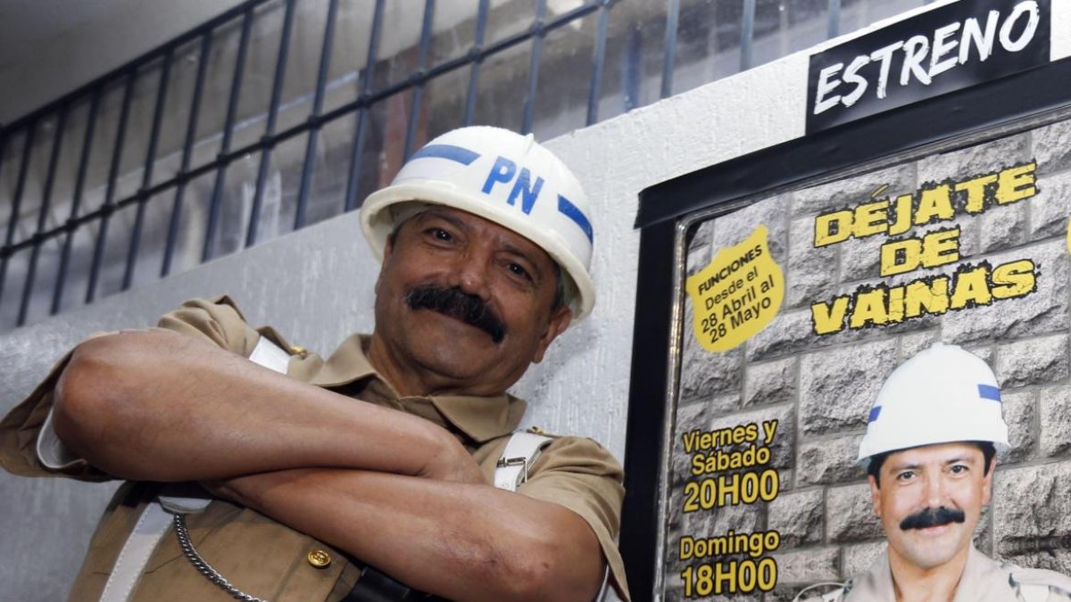 Eduardo Mosquito Mosquera, reconocido actor ecuatoriano y fiel hincha de Aucas.