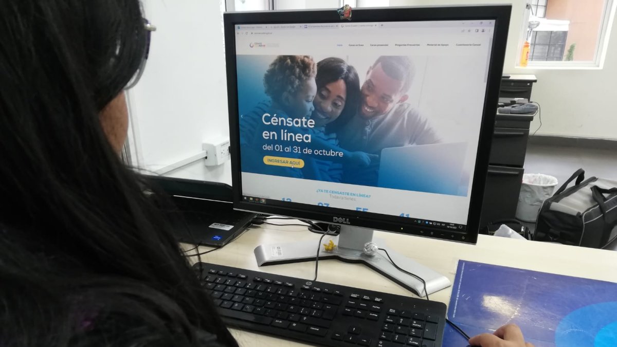 Control. Para el censo virtual se requiere ingresar el número de cédula.