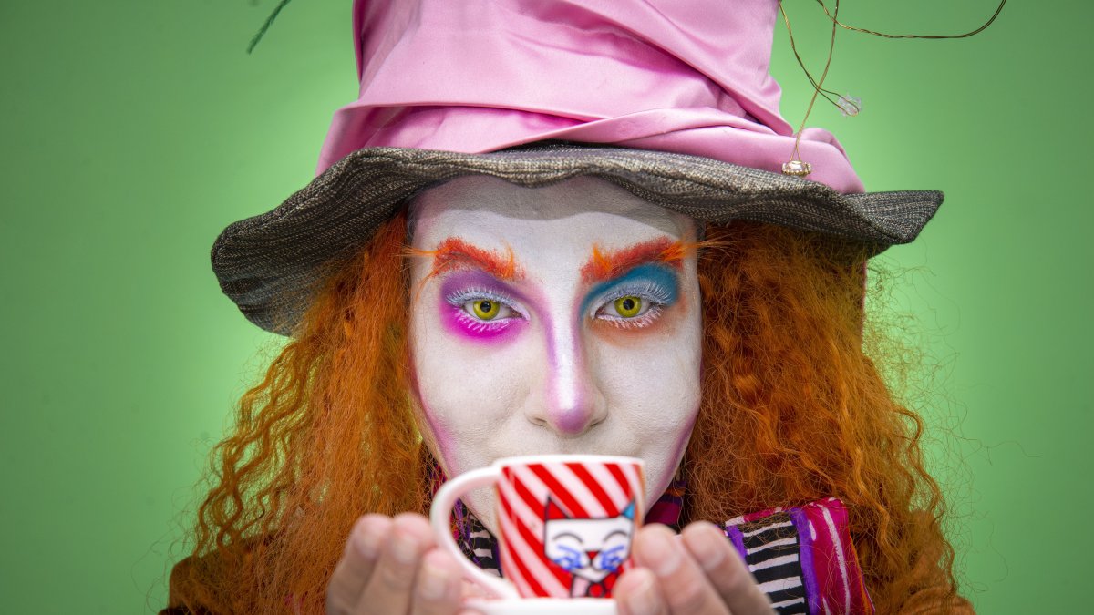 Maquillaje del Sombrerero Loco