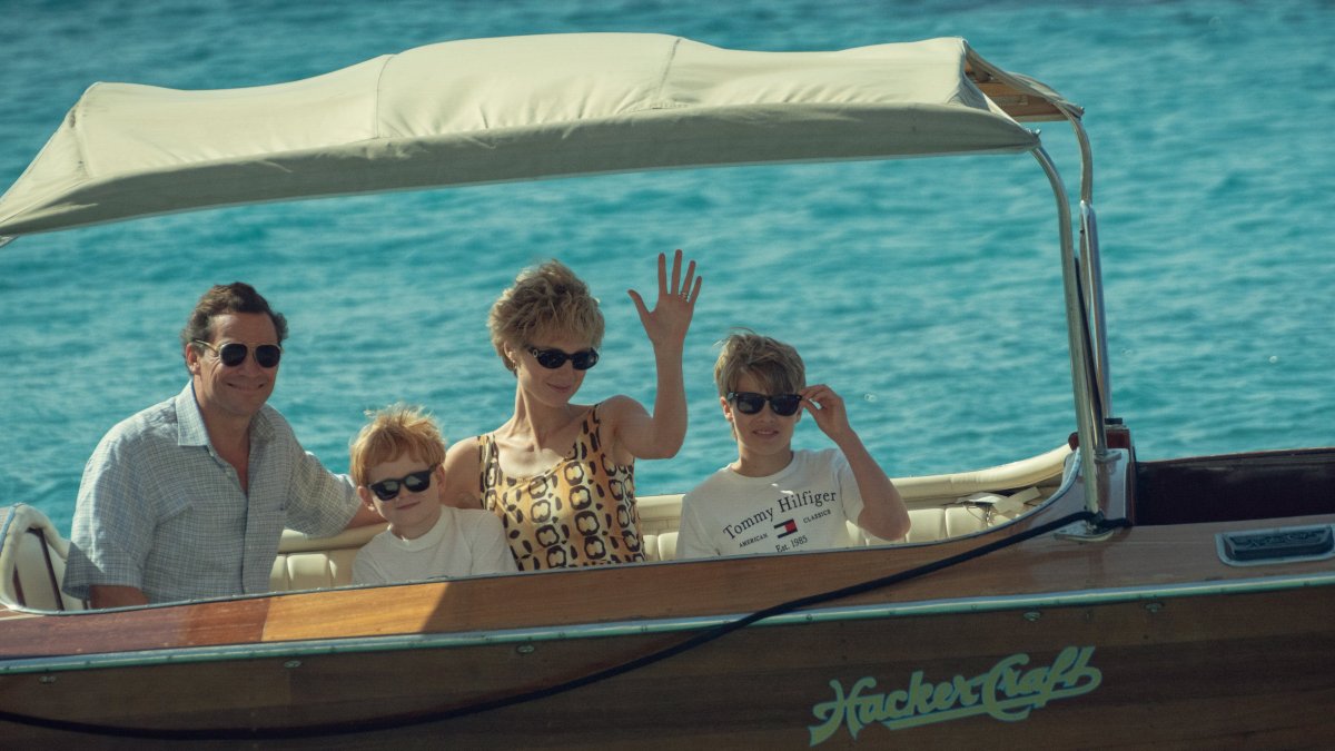 Una de la escenas en que se mostrará a los principes de Gales junto a sus hijos.