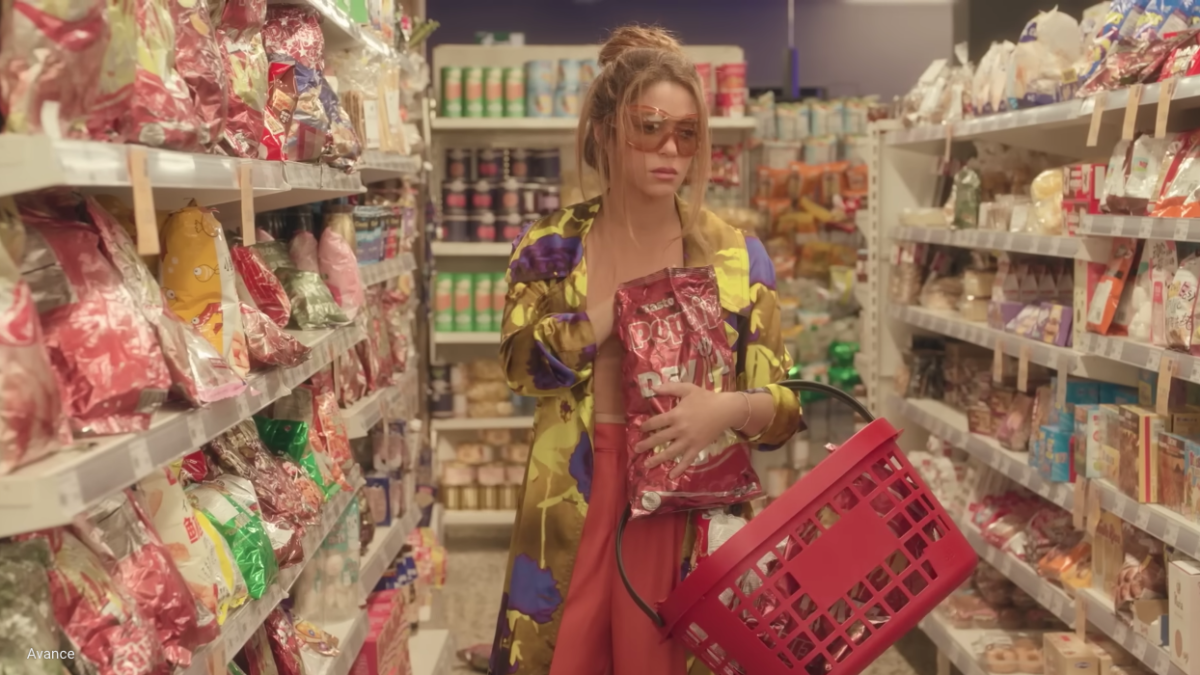 Captura del video musical Monotonía de Shakira