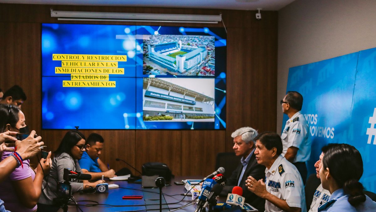 En la rueda de prensa se detalló rutas, restricciones y controles que se van a realizar por la Copa Libertadores