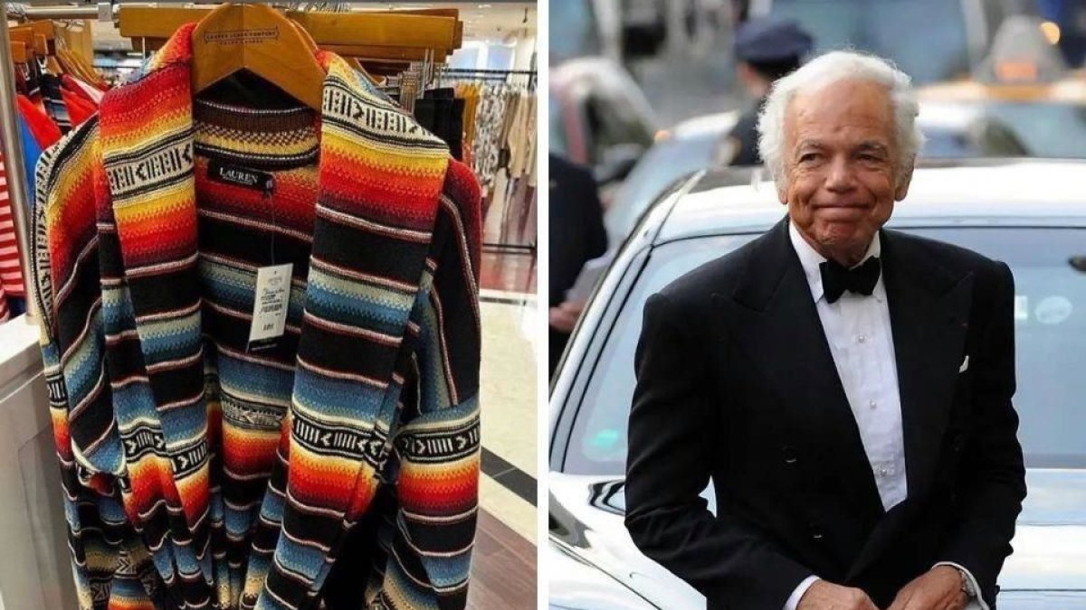 Denuncia presunto plagio de Ralph Lauren al diseño del sarape de Saltillo
