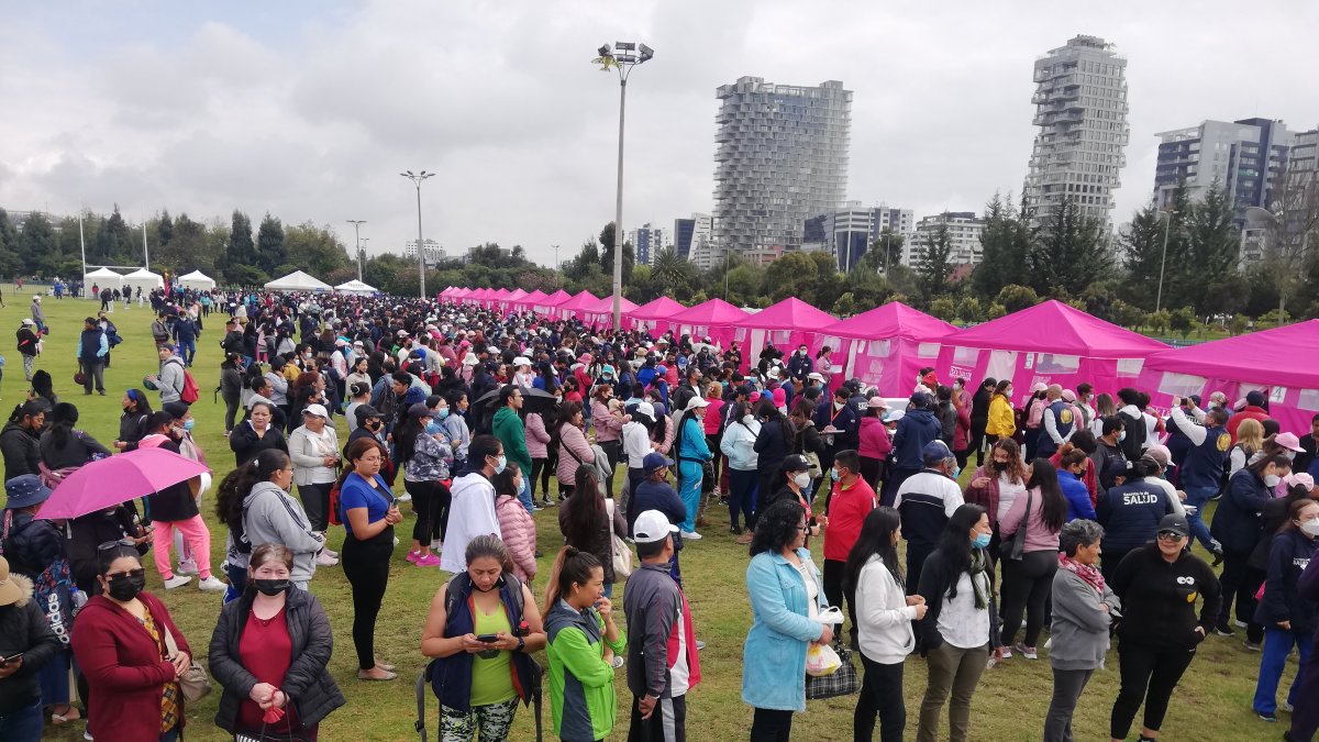 Atención. Más de 150 médicos fueron desplegados para este proceso.