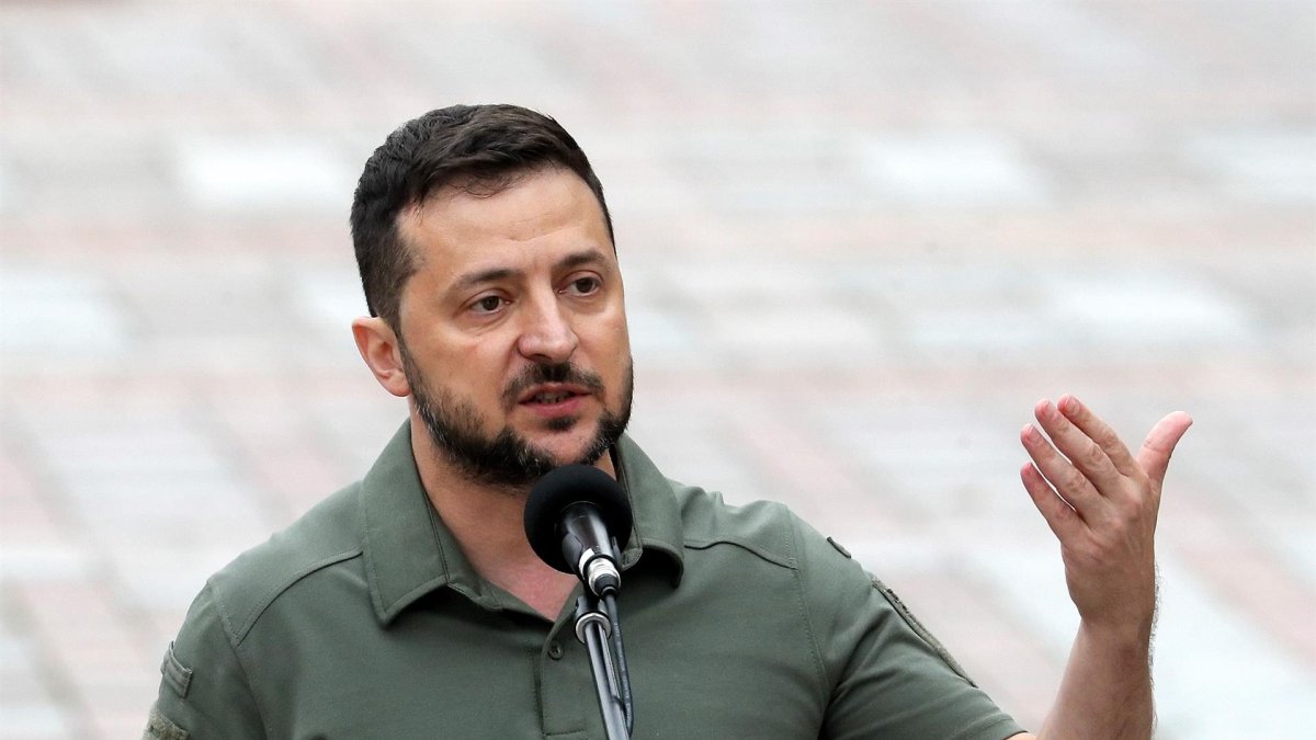 Zelenski  en una foto de archivo.