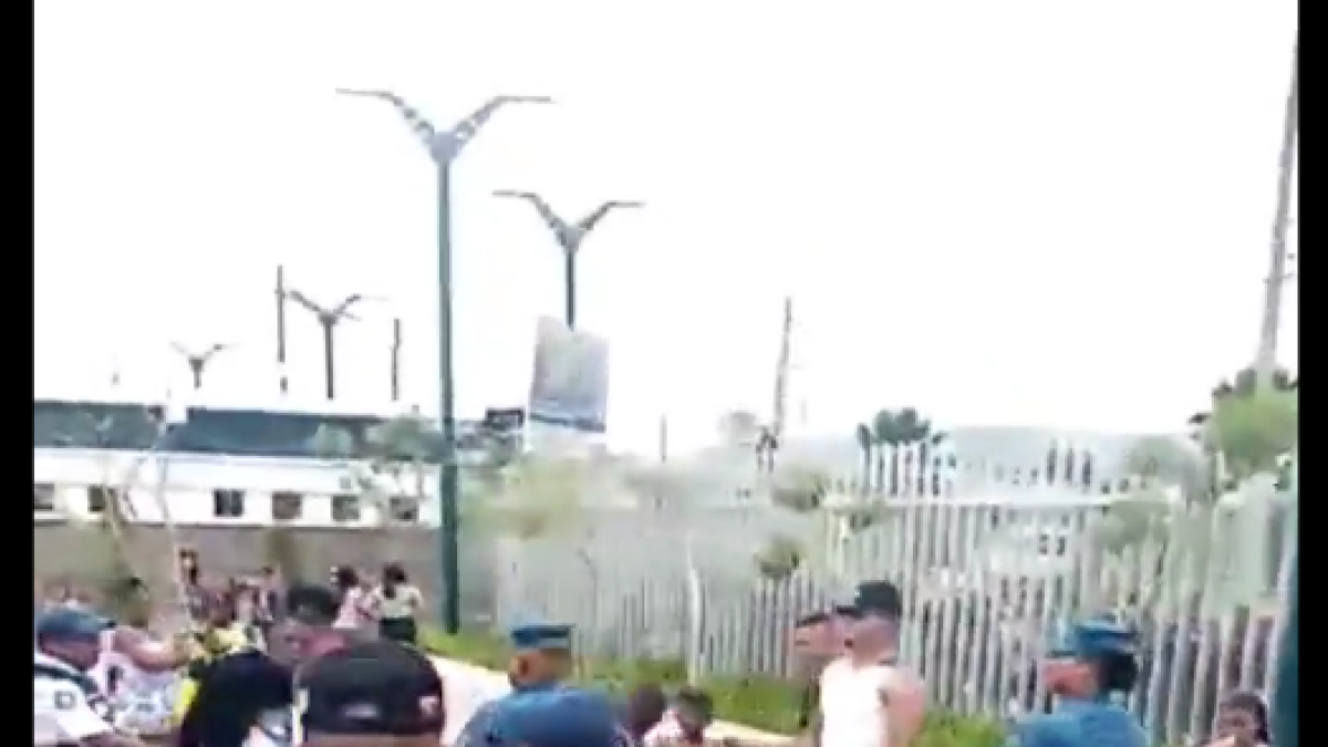 Hecho. El incidente se registró este fin de semana.