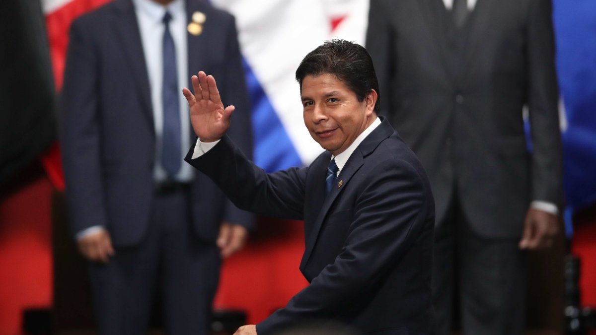 La procesada Yenifer Paredes es allegada al presidente de Perú, Pedro Castillo. /Paolo Aguilar