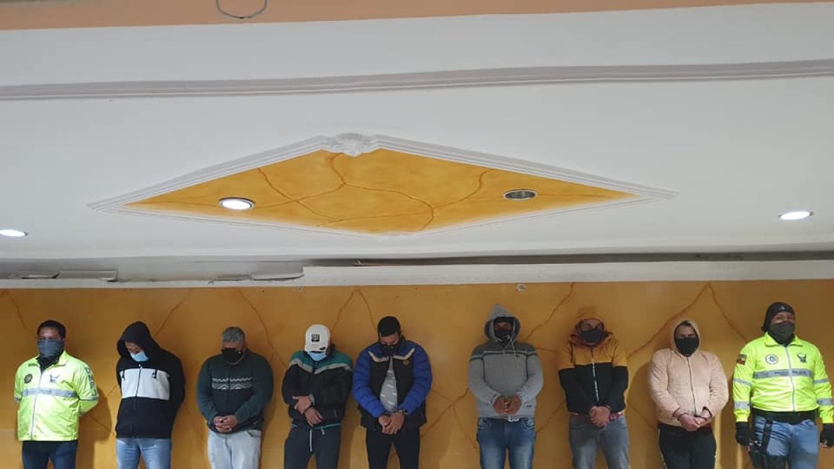 La Policía Nacional señaló en noviembre de 2020 que “mediante acciones de inteligencia” conoció de la existencia de una banda que se identificó como integrantes de El Tren de Aragua. Este grupo también participaba del delito del tráfico de personas para ingresar ilegalmente a Ecuador.