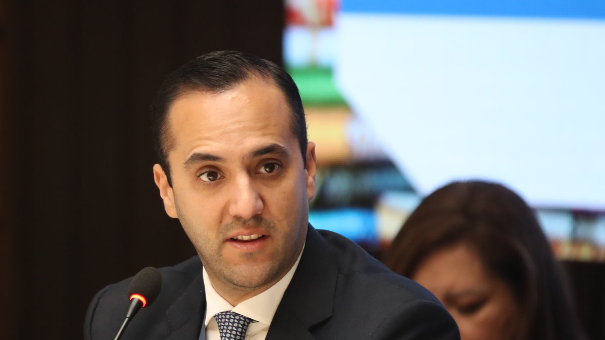 Fotografía de archivo del canciller de Ecuador, Juan Carlos Holguín