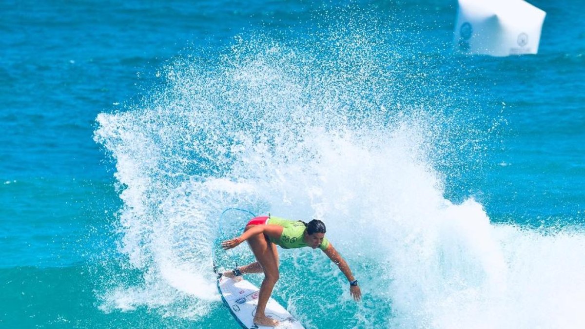 Mimi alcanzó el tercer lugar en el Saquarema Surf Festival tras llegar a las semifinales donde mostró mucho nivel técnico.