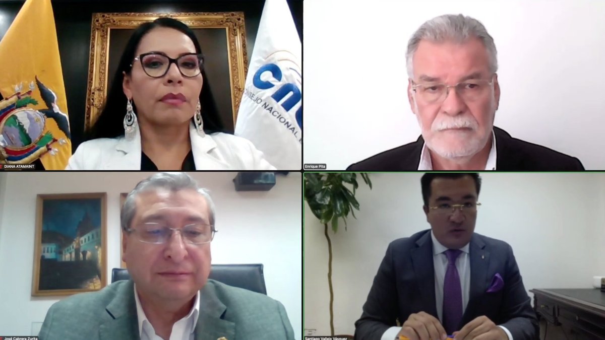 La sesión del Pleno del Consejo Nacional Electoral del 25 de octubre de 2022 se realizó vía telemática.