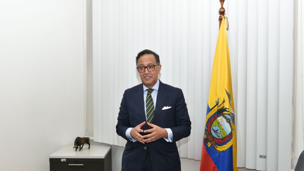 Funcionario. Diego Ordóñez es el secretario Nacional de Seguridad del Gobierno de Guillermo Lasso.