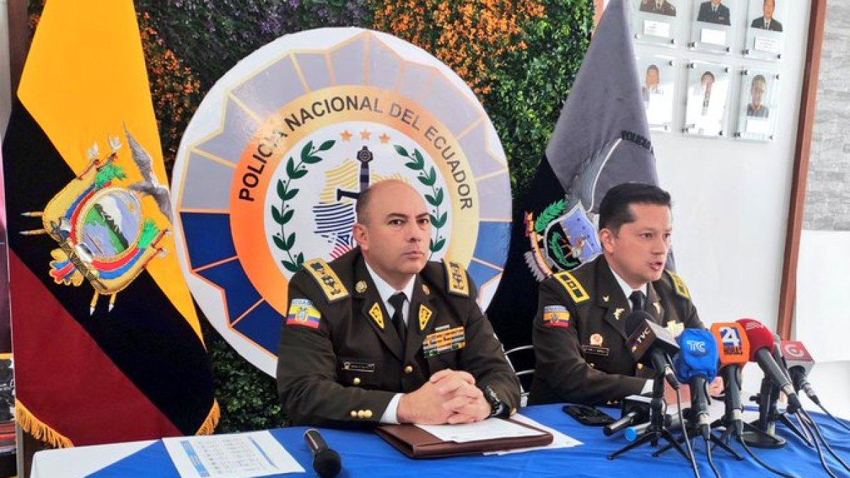 Toma de la rueda prensa sobre la desarticulación de una red delictiva 'Los Choneros', y tráfico de moneda falsa.