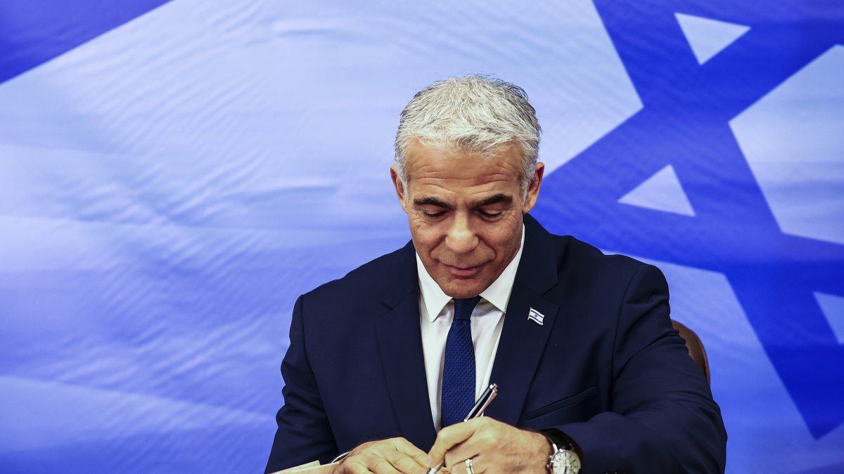 Jerusalem. El primer ministro israelí, Yair Lapid,  busca derrotar el martes 1 de noviembre  a su rival en los comicios,  Benjamín Netanyahu