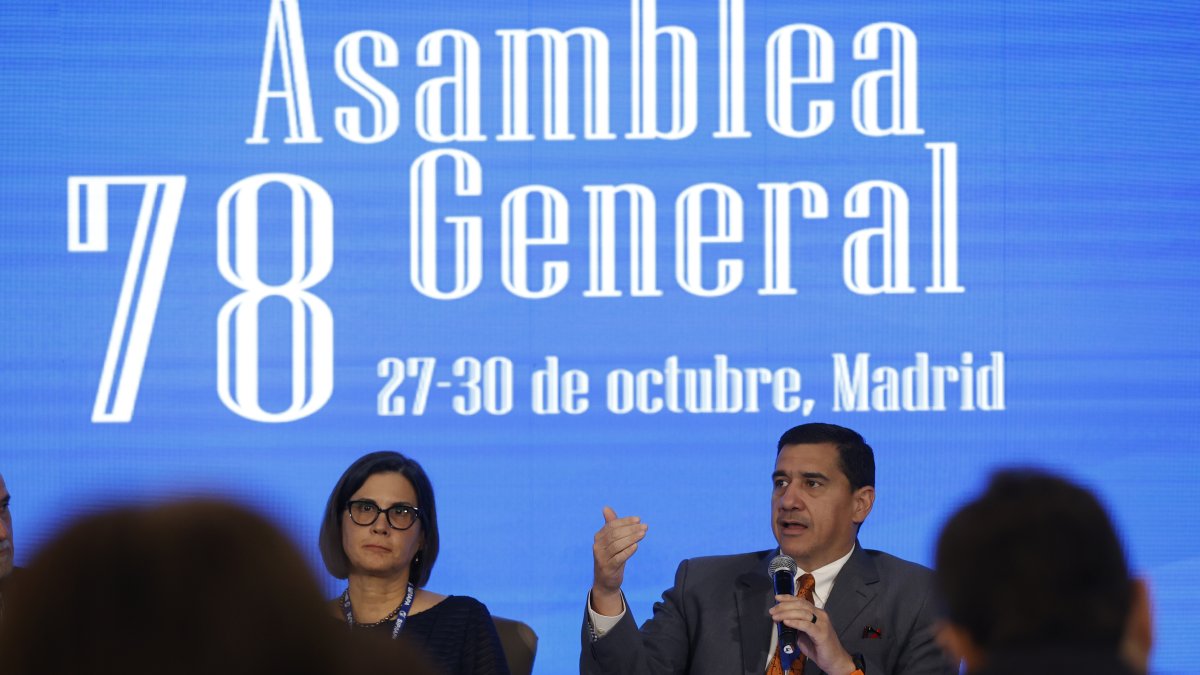 -Madrid Mario Sandoval, de Prensa Libre, de Guatemala, participa en la sesión
