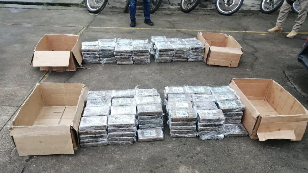 Evidencia. Además del decomiso en Los Ríos se dio otro decomiso en la provincia El Oro.