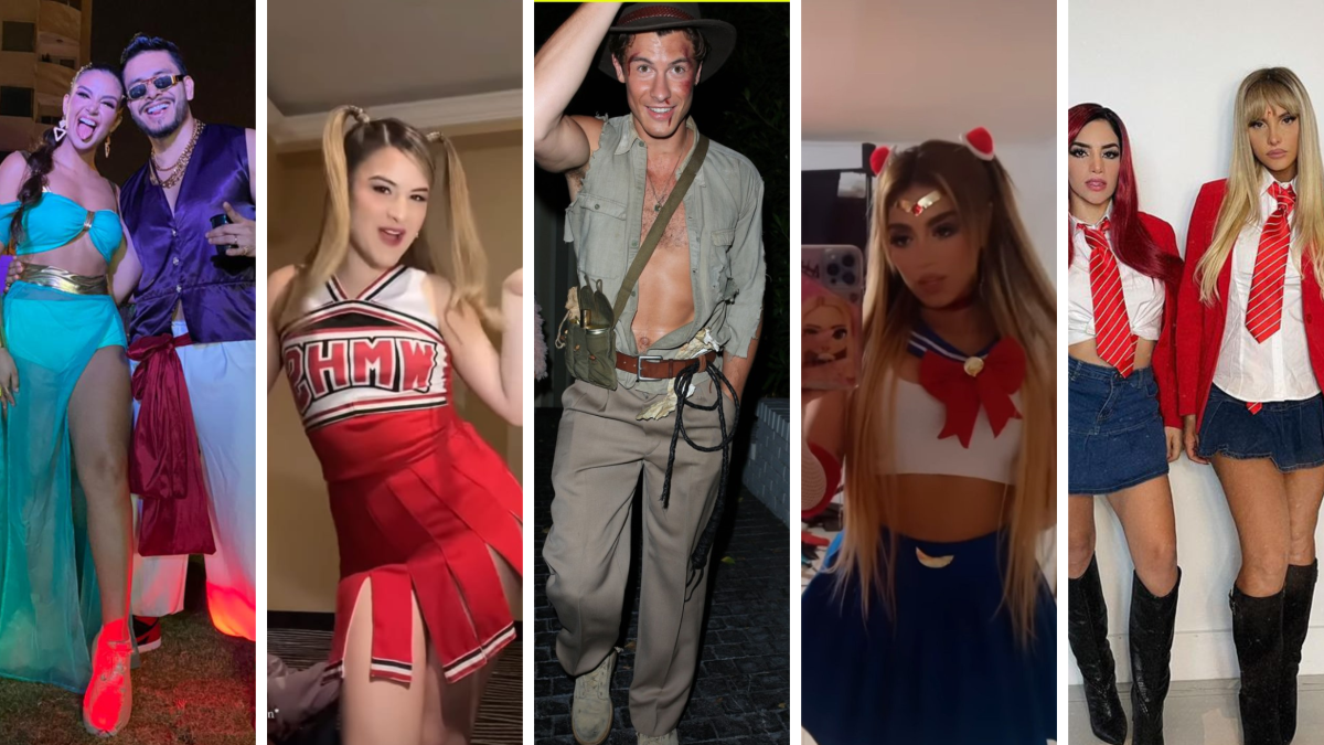 Famosos con sus disfraces en Halloween