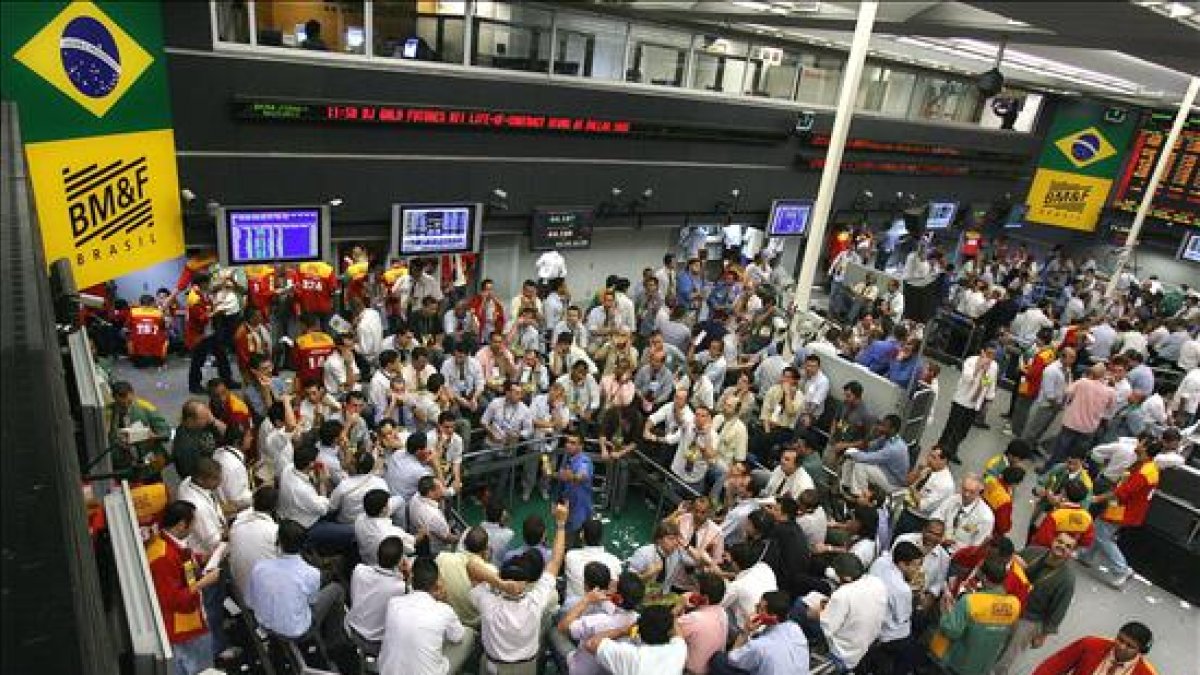 Bolsa de Sao Paulo, Brasil.