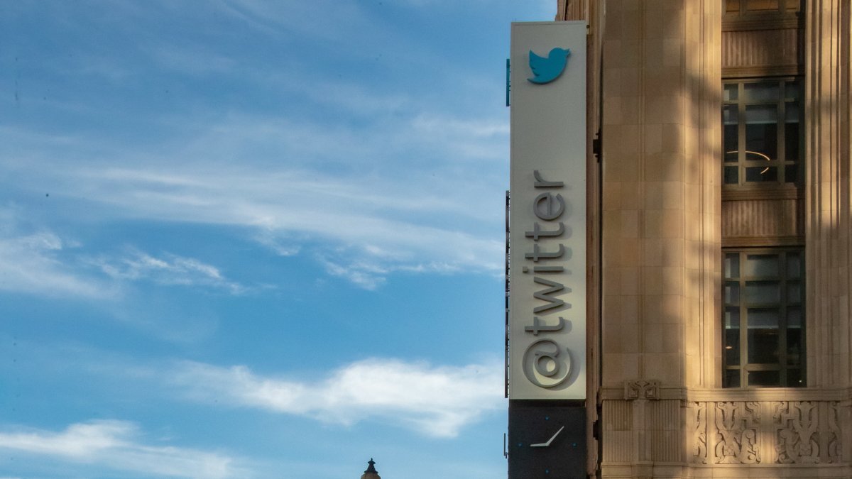 Vista exterior de la sede de Twitter en San Francisco, California, el 28 de octubre de 2022.