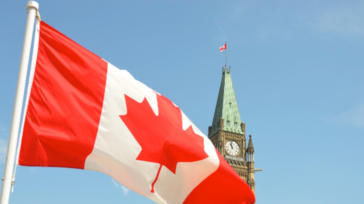 Imagen archivo, bandera de Canada
