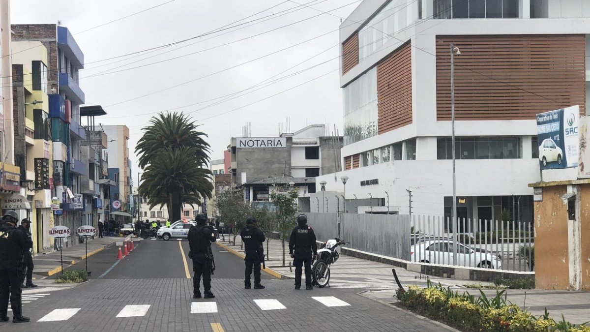 Alerta de bomba en Tungurahua.