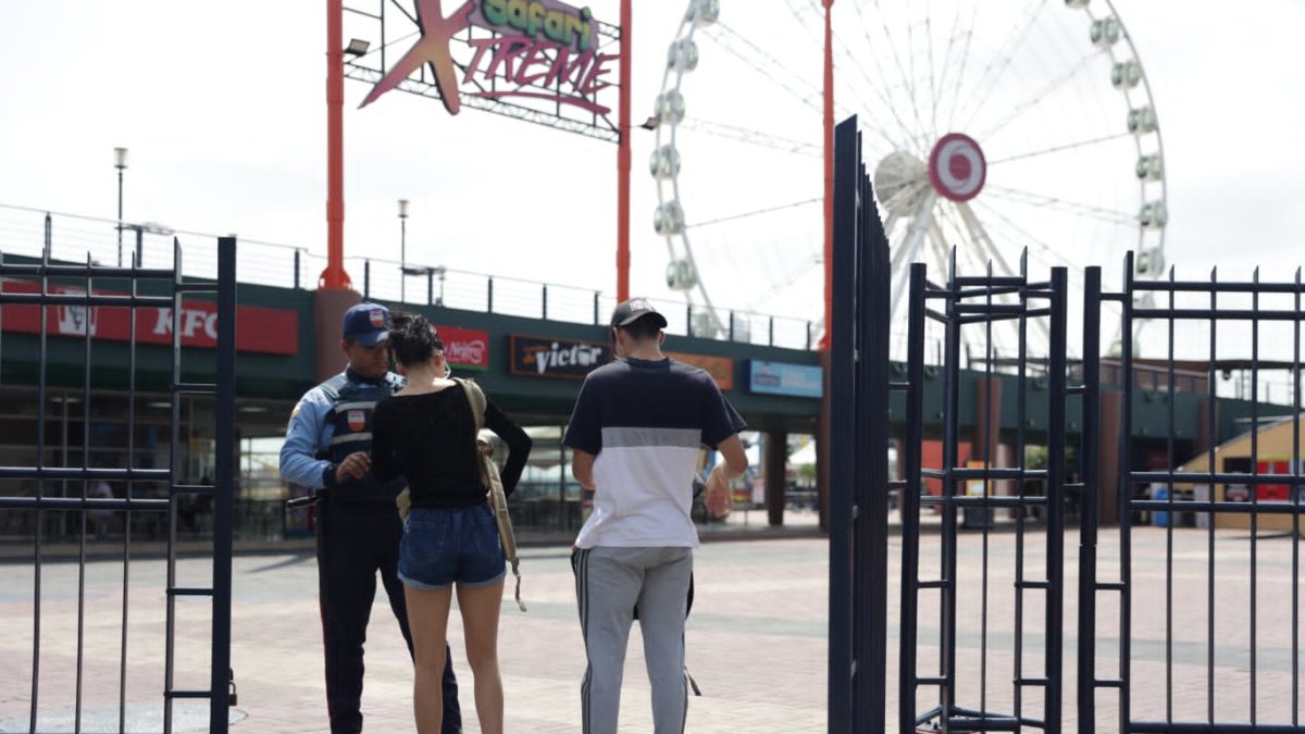 En el Malecón 2000 no se permite el ingreso a los vehículos.