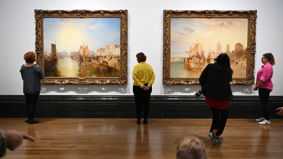 Londres. Los dos cuadros que se exponen en la Galería Nacional.