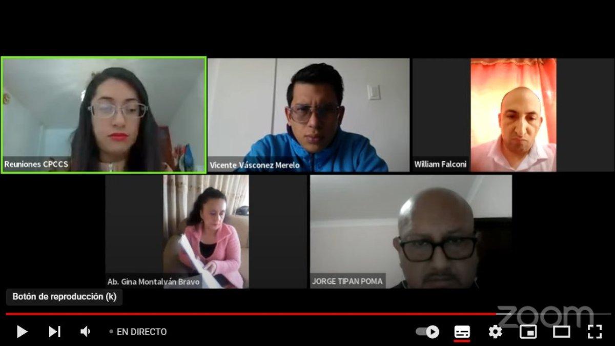 Encuentro. La reunión de la Comisión Ciudadana se celebró a través de medios virtuales.