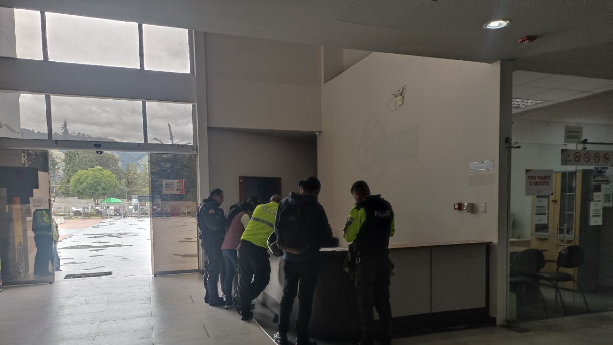 Hecho. El sospechoso luego fue llevado a la Fiscalía.