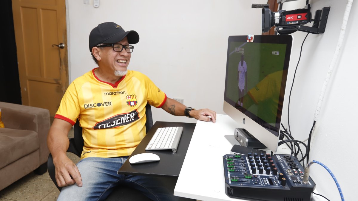 Alejandro Sánchez reviviendo la final entre Barcelona y Liga, luego de la que tuvo repercusión en redes sociales.