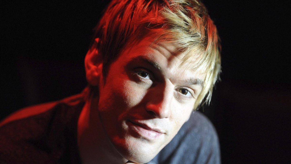 Imagen de archivo del cantante y actor Aaron Carter.
