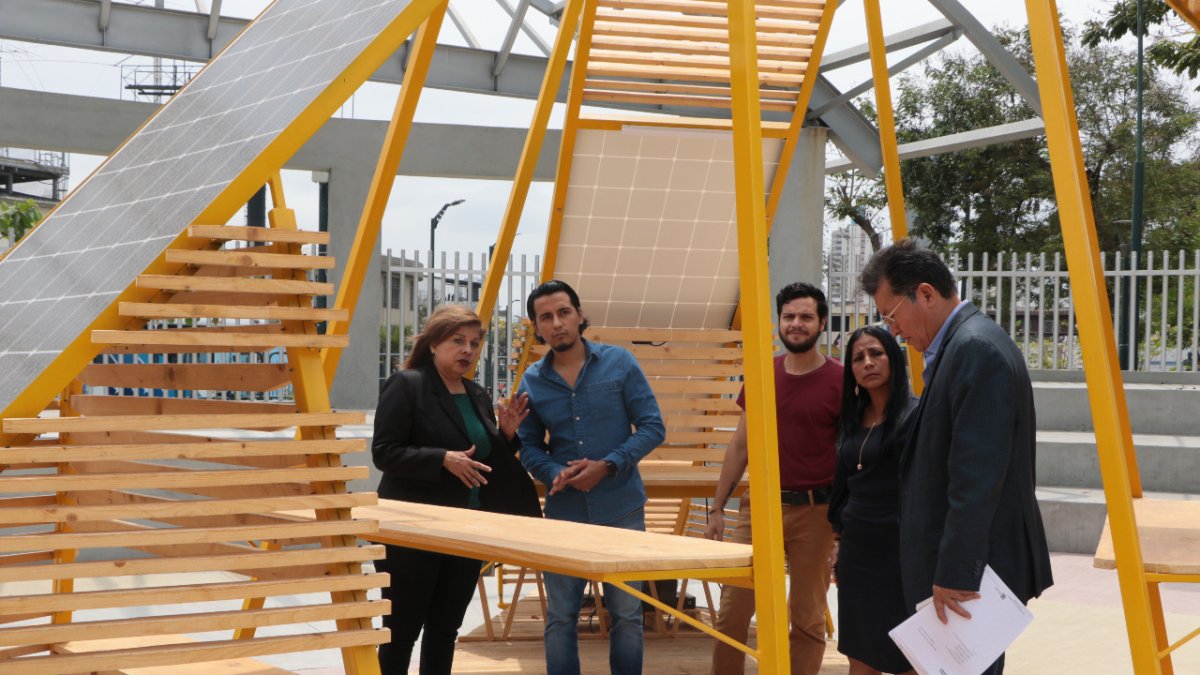 El aula itinerante puede ser ubicada en cualquier sitio.
