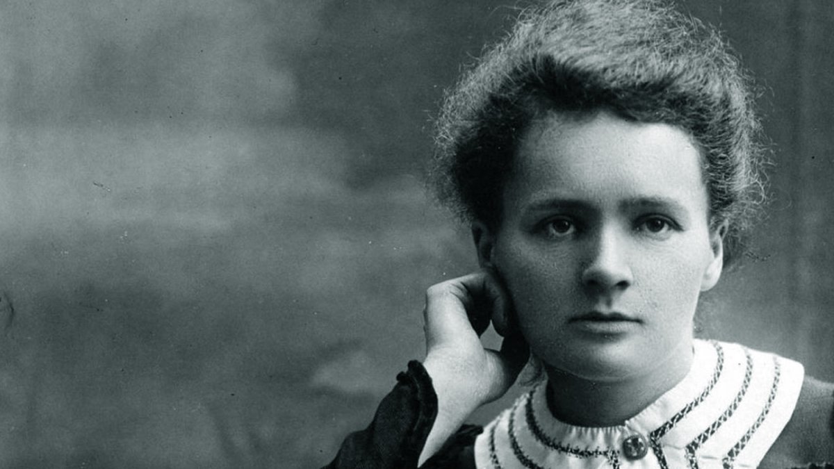 Retrato de la científica polaca Marie Curie, ganadora de dos premios Nobel.