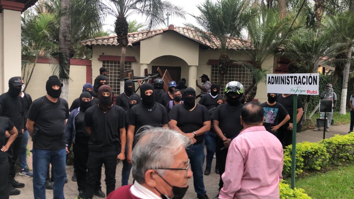 Un grupo de encapuchados ingresaron a la fuerza a etapa de urbanización La Joya