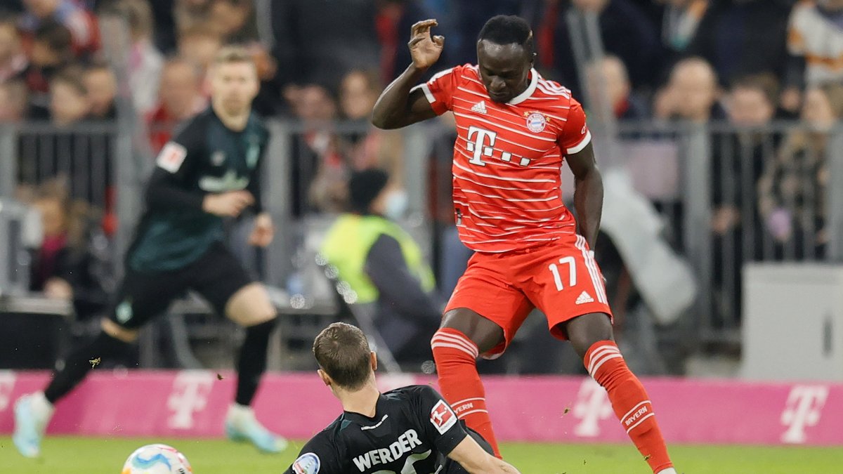 Sadio Mané, jugador de Senegal, se lesionó con su club, el Bayern Múnich.
