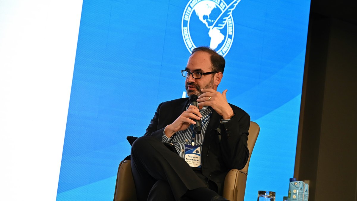 El nuevo presidente de la SIP, Michael Greenspon, en una fotografía de archivo. EFE/