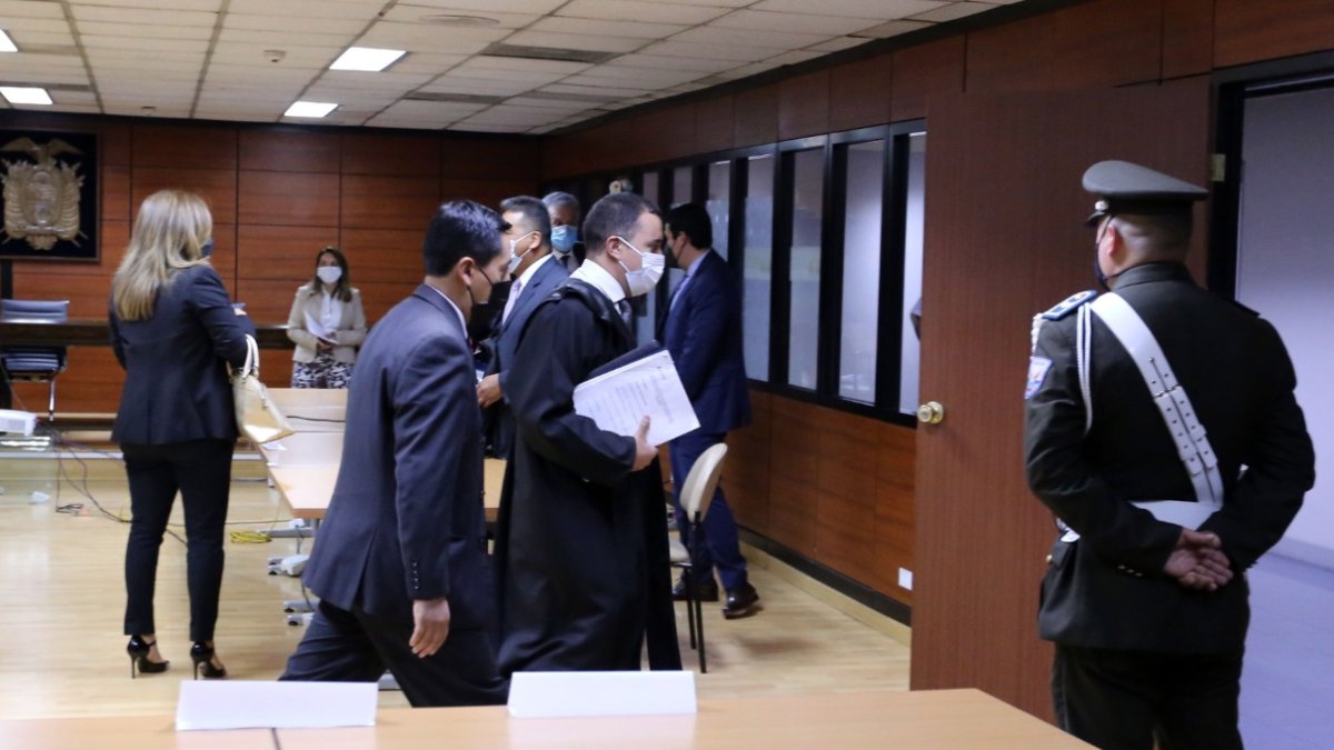 Anuncio. El tribunal de la Corte retomará la audiencia de julio.