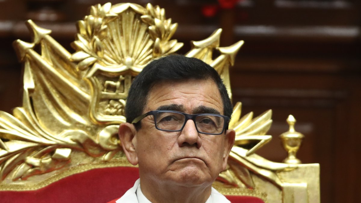 Foto de archivo del presidente del Congreso peruano José Williams. EFE/ Paolo Aguilar