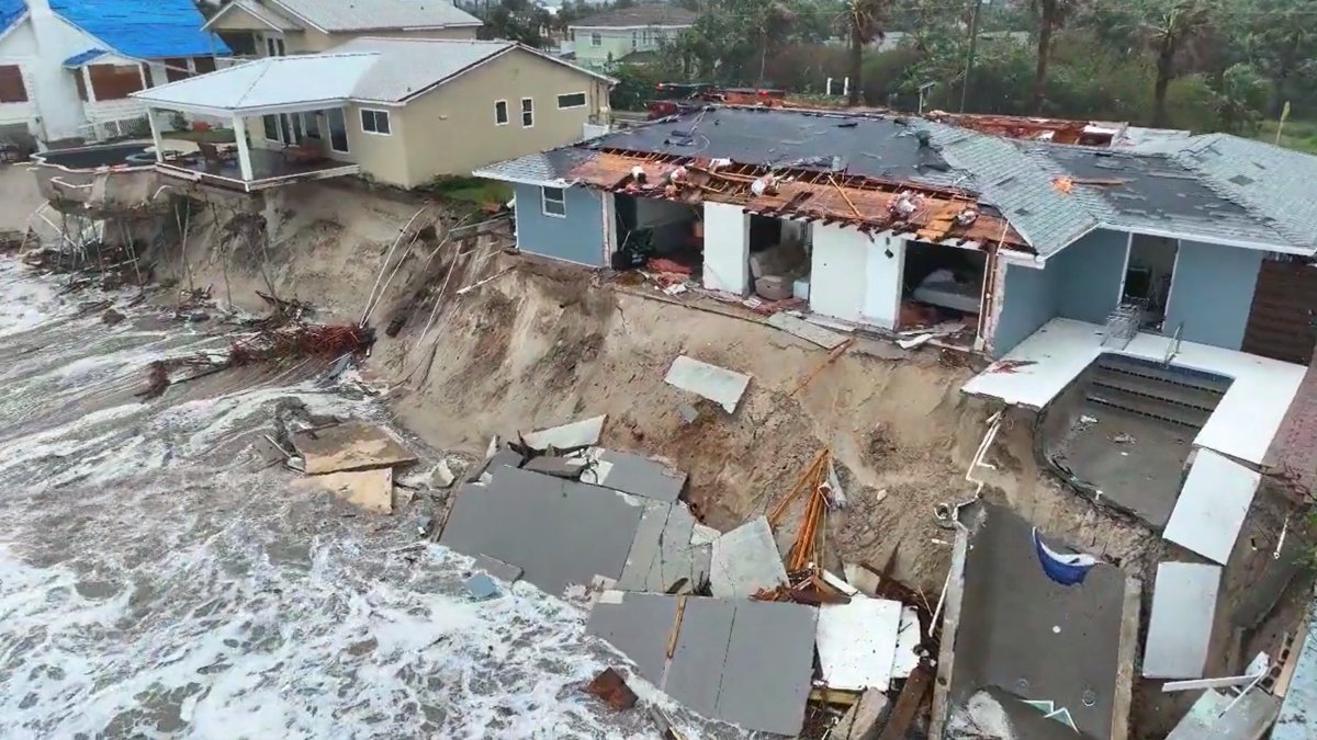 La tormenta  Nicole ha provocado serios daños en las viviendas en la Florida.